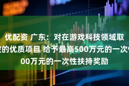 优配资 广东：对在游戏科技领域取得显著突破的优质项目 给予最高500万元的一次性扶持奖励