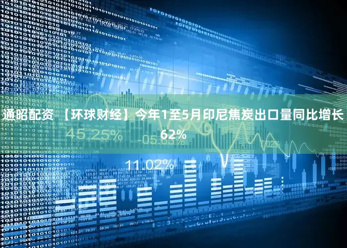 通昭配资 【环球财经】今年1至5月印尼焦炭出口量同比增长62%